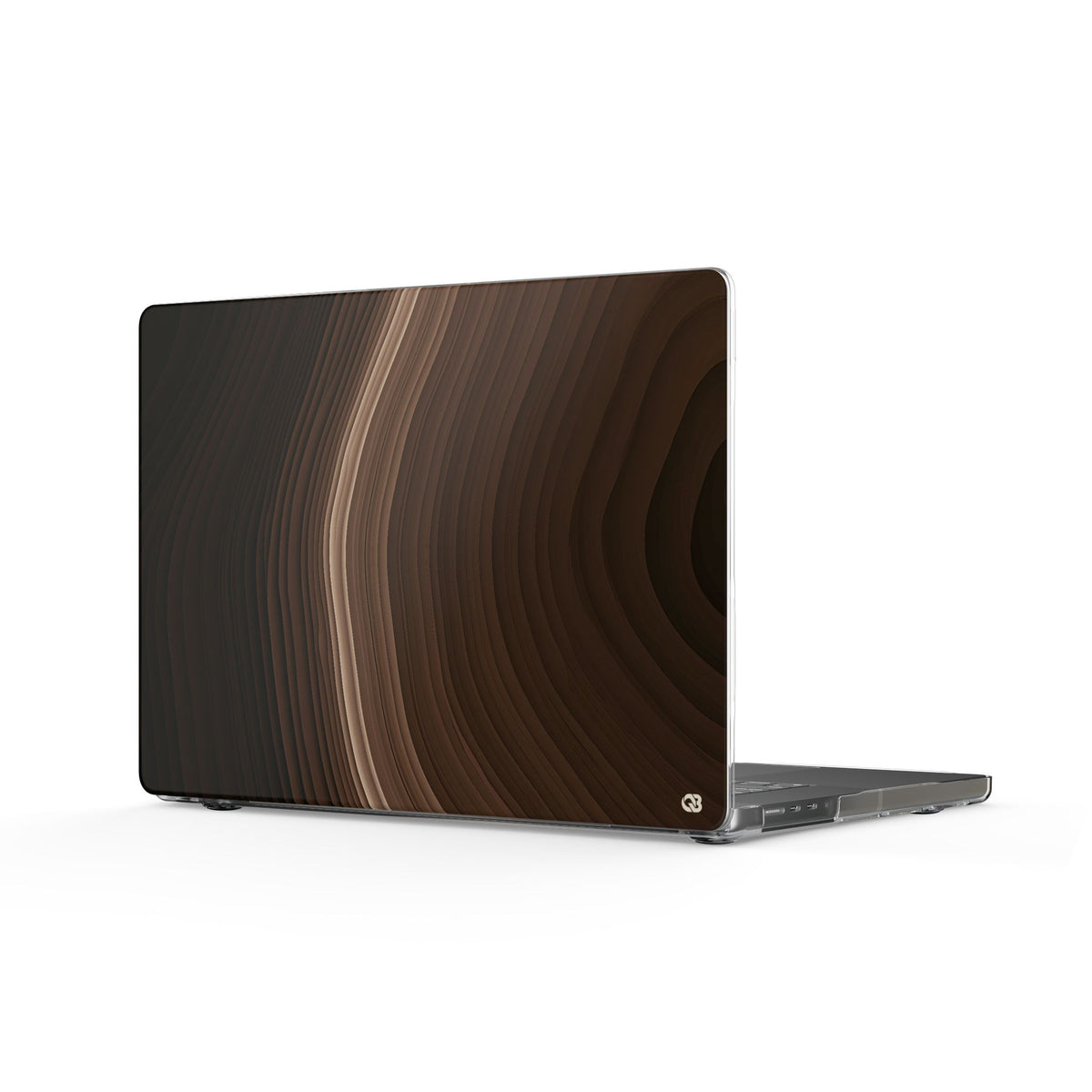Umber Strata · Clear Hard Case for MacBook · Brown