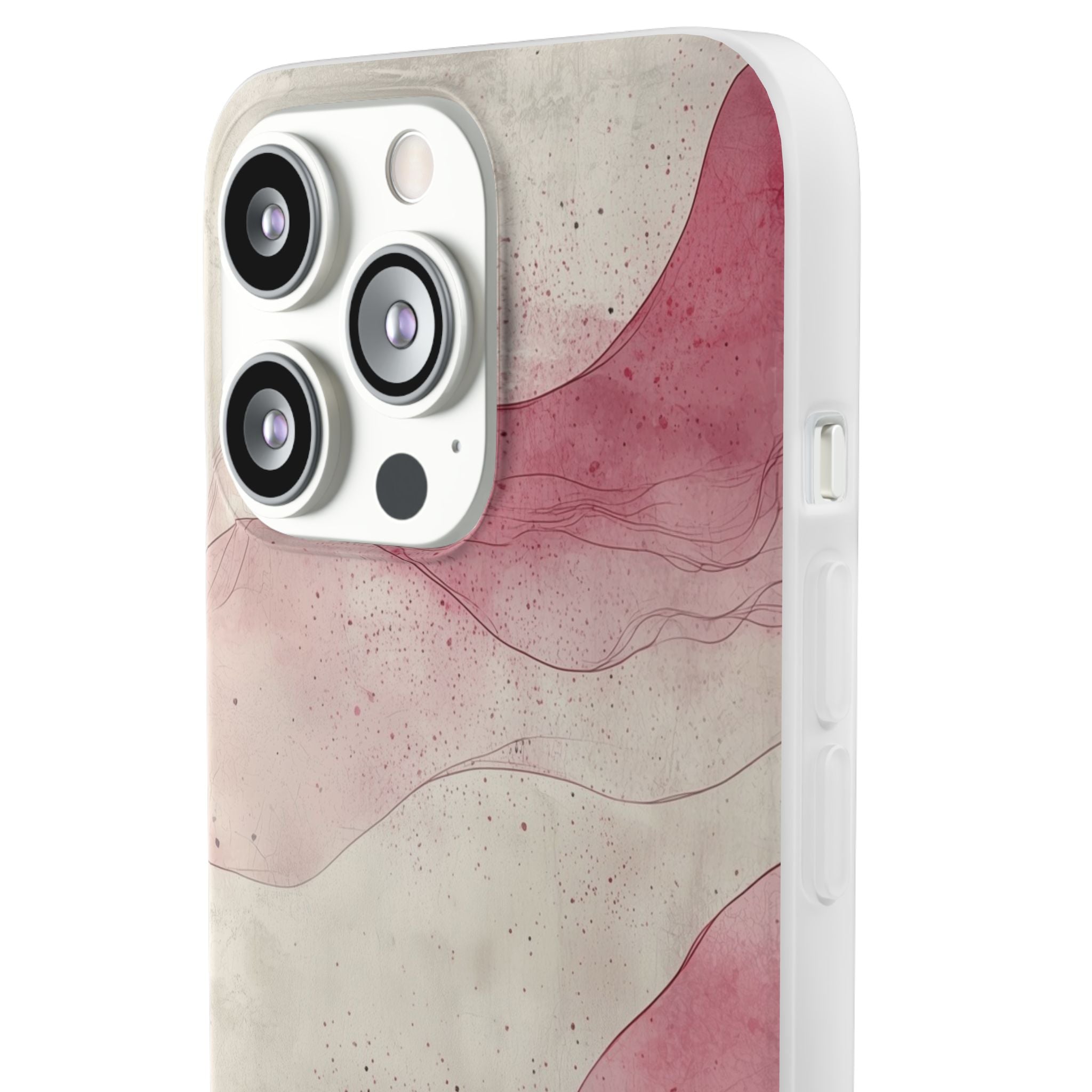 Crimson Waves iPhone 13 Pro - Soft