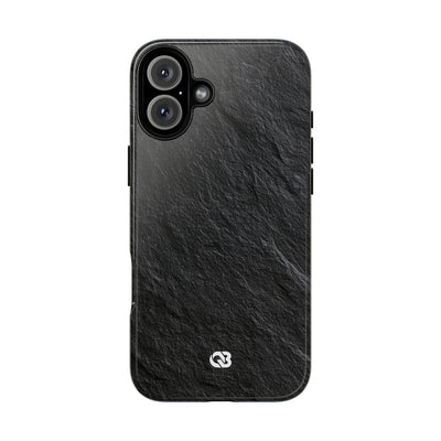 Obsidian Slate · Tough Phone Case for iPhone · Black