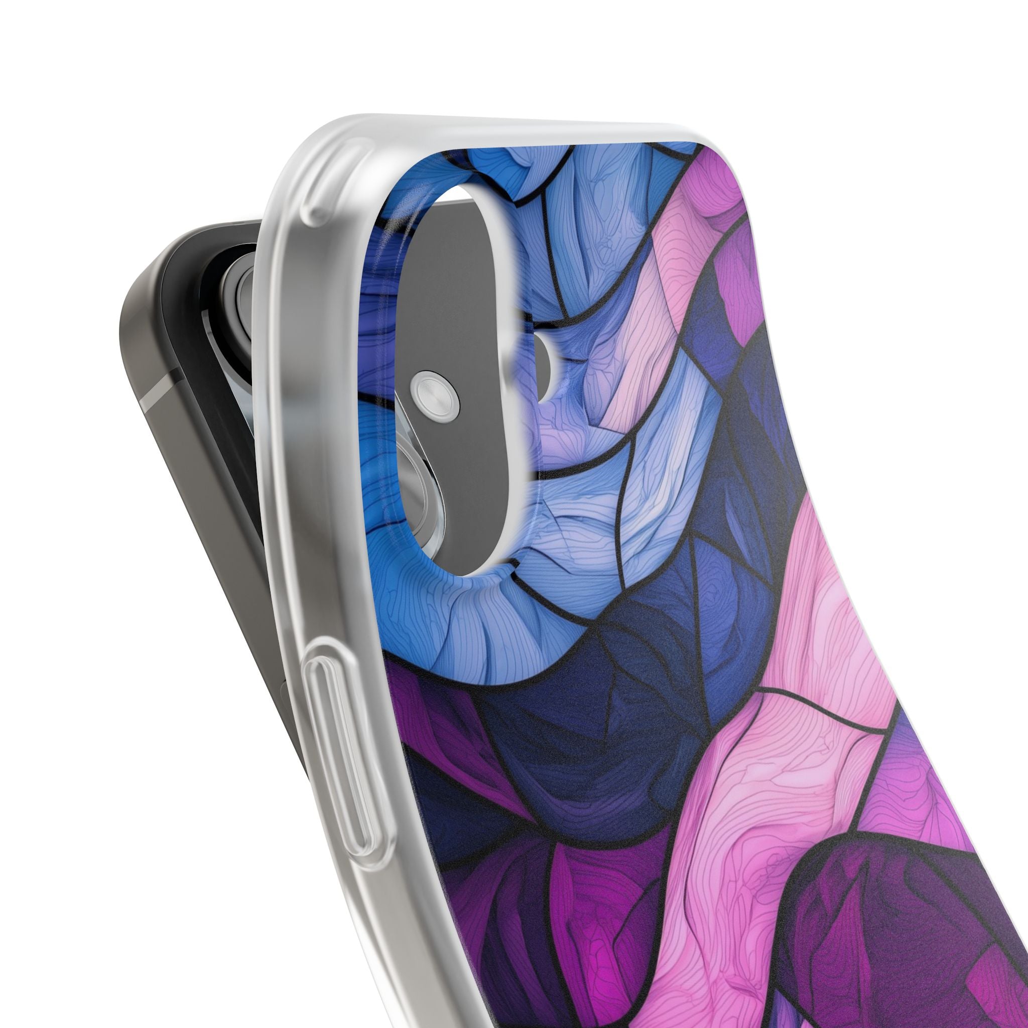 Wavelike Glow iPhone 16 Case - Soft