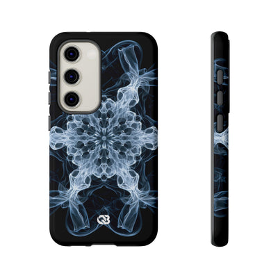 Blue Tough Phone Case for Samsung - Glacial Smoke Crown