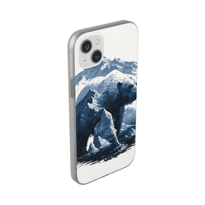 Fjord Summit Bear · Lite Phone Case for iPhone ·  Blue