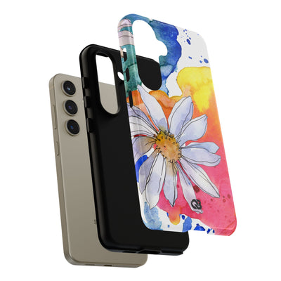 Vivid Bloom Splatter · Tough Handyhülle für Samsung