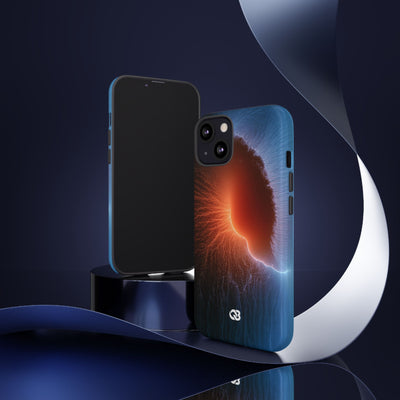 Thermal Aura Pulse · Tough Phone Case for iPhone · Blue