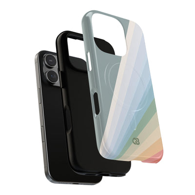Green Tough 2.0 Magsafe Phone Case for iPhone - Sage Prism Beam