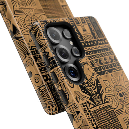 Tribal Faces Samsung S25 Ultra Case - Tough