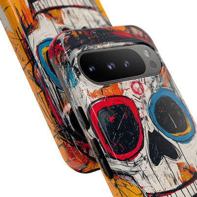 Vivid Graffiti Skull · Tough Phone Case for Google Pixel