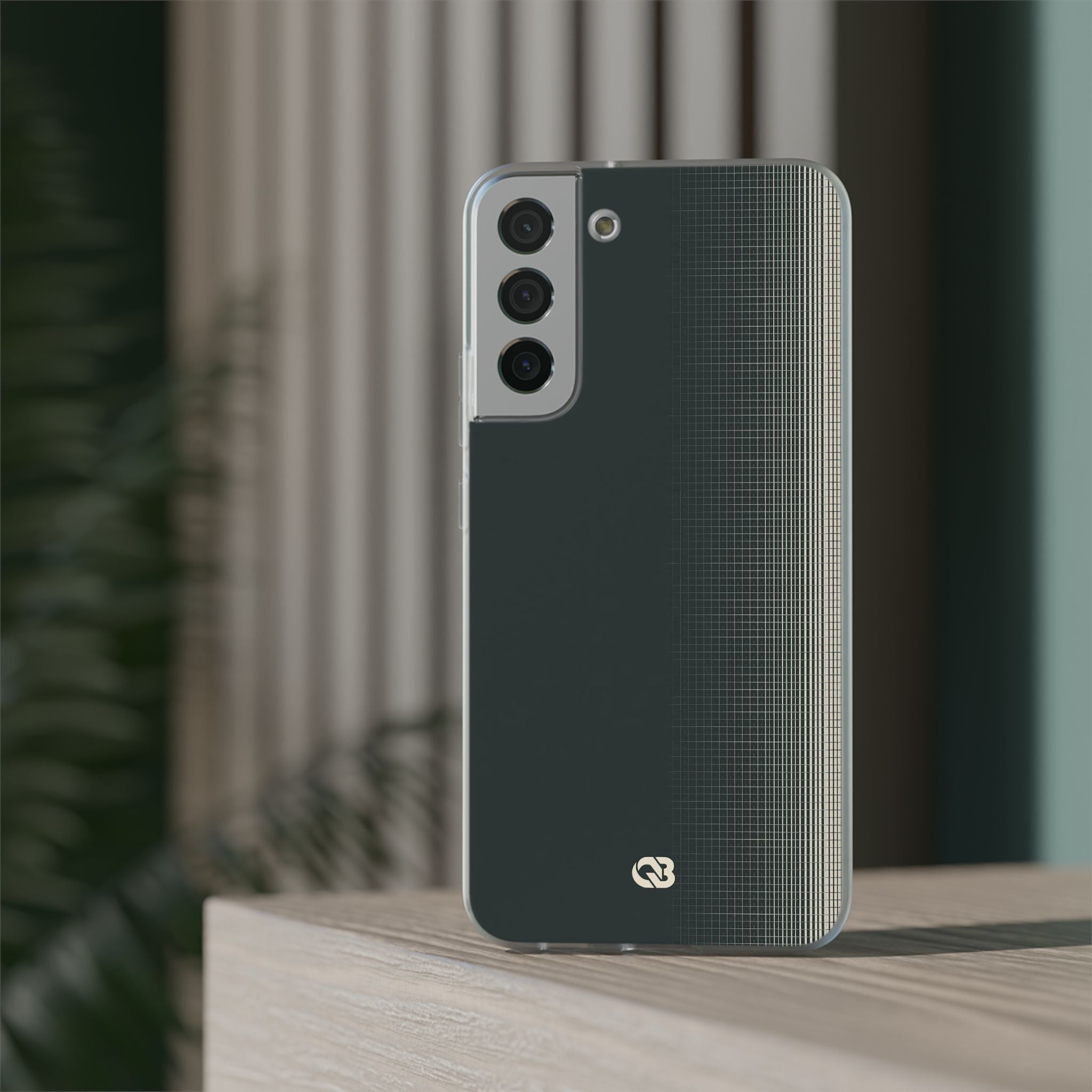 Grey Lite Phone Case for Samsung - Charcoal Tech Grid