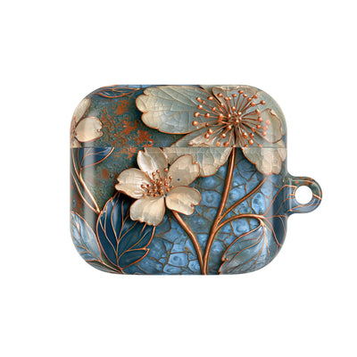 Gilded Blossom Reverie · Hard Case for AirPods & AirPods Pro · Teal