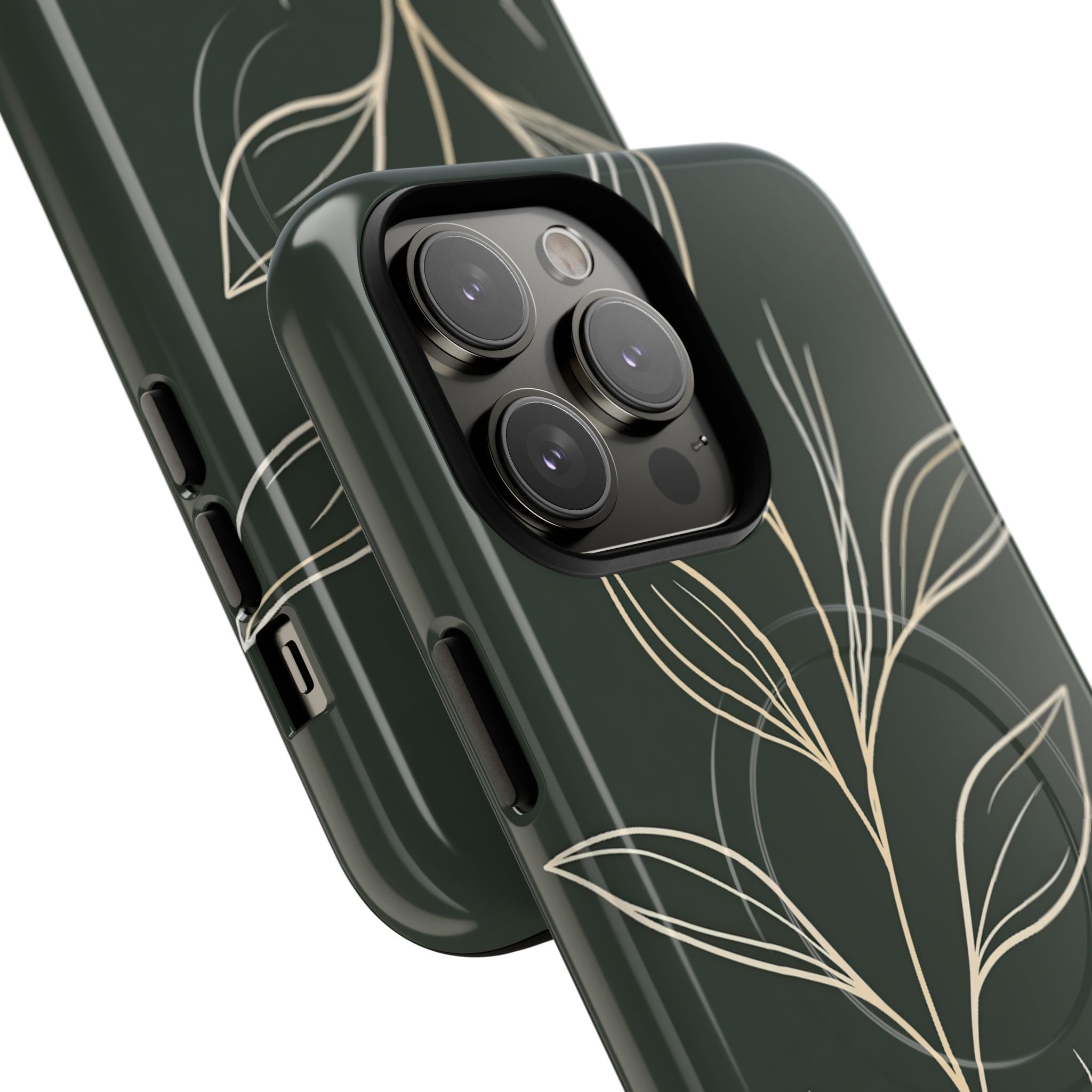Green Tough 2.0 Magsafe Phone Case for iPhone - Deep Moss Willow