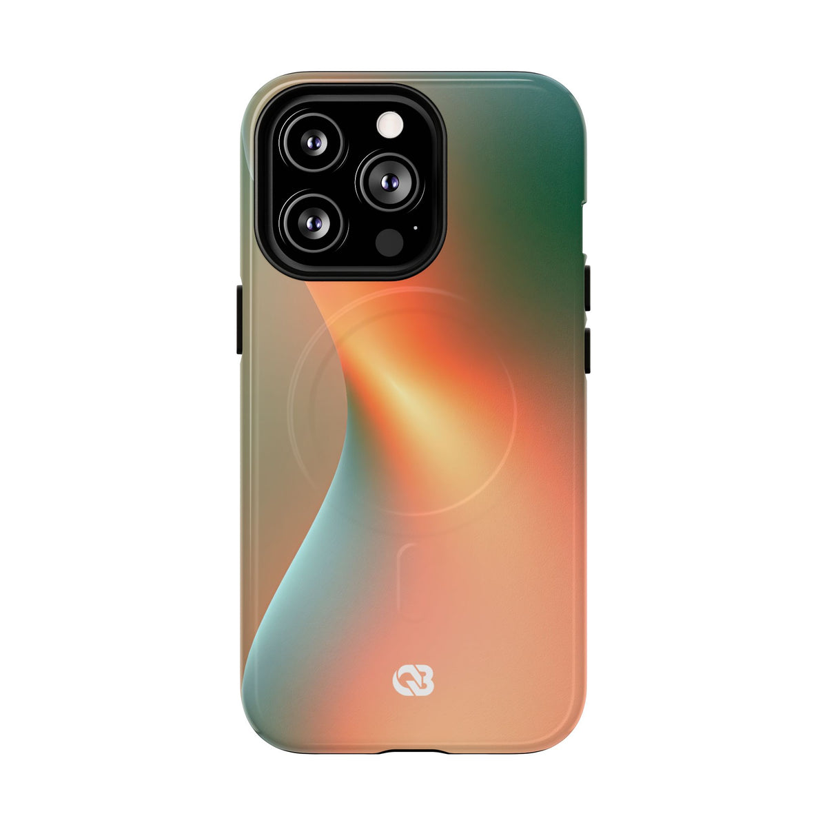 Radiant Contour · Tough 2.0 Magnetic Phone Case for iPhone · Orange