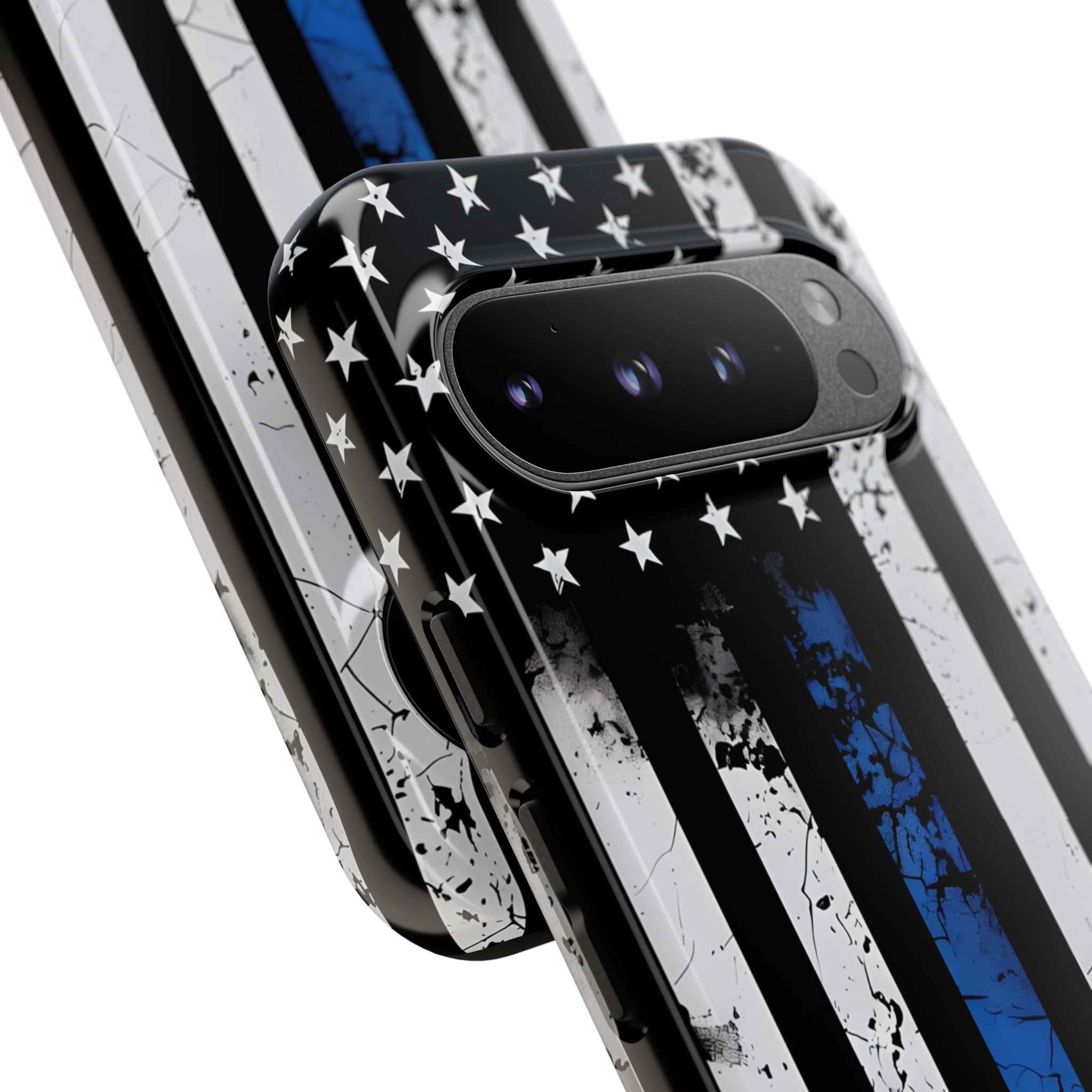 Gritty Cobalt Flag · Tough Phone Case for Google Pixel