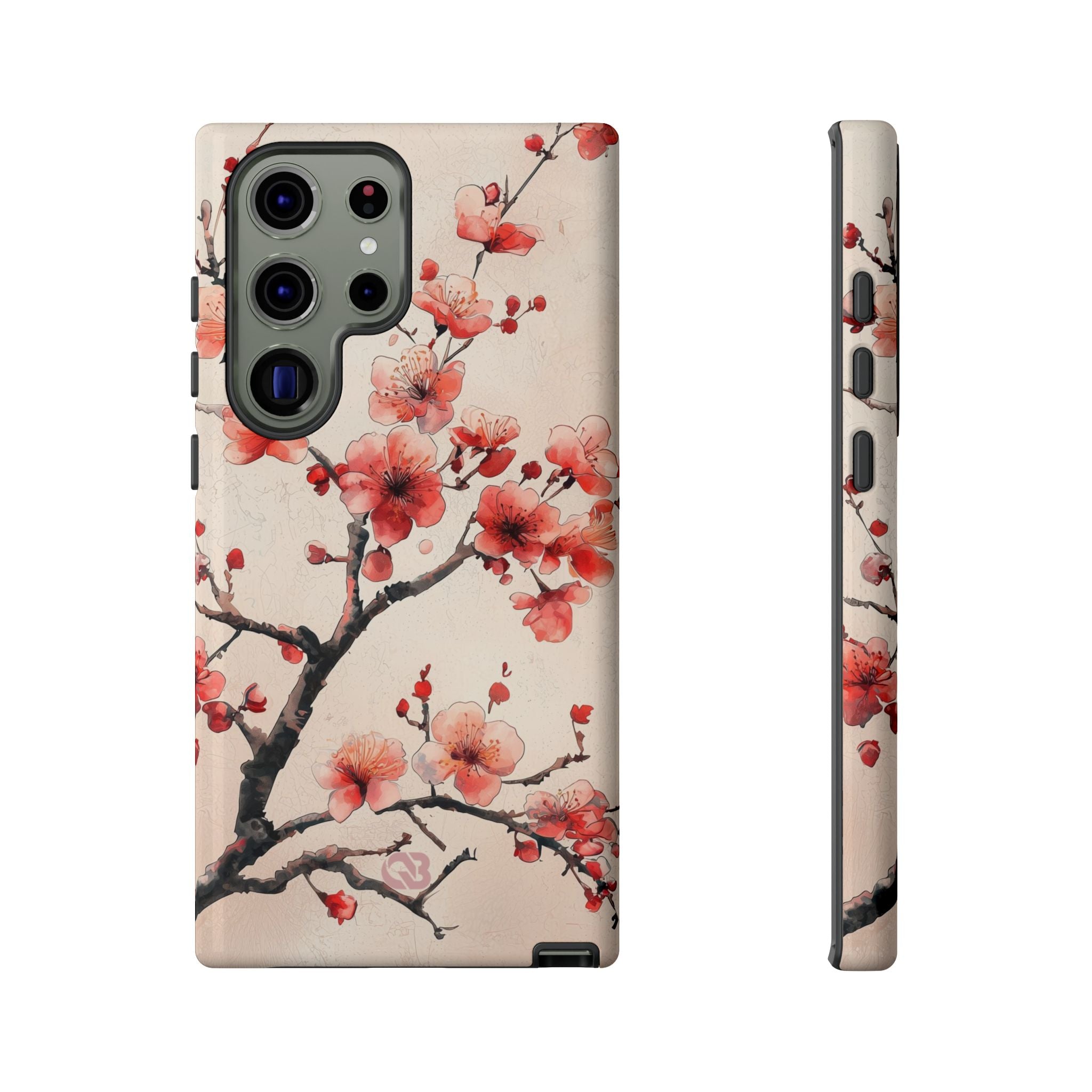 Crimson Silk Flora · Tough Phone Case for Samsung