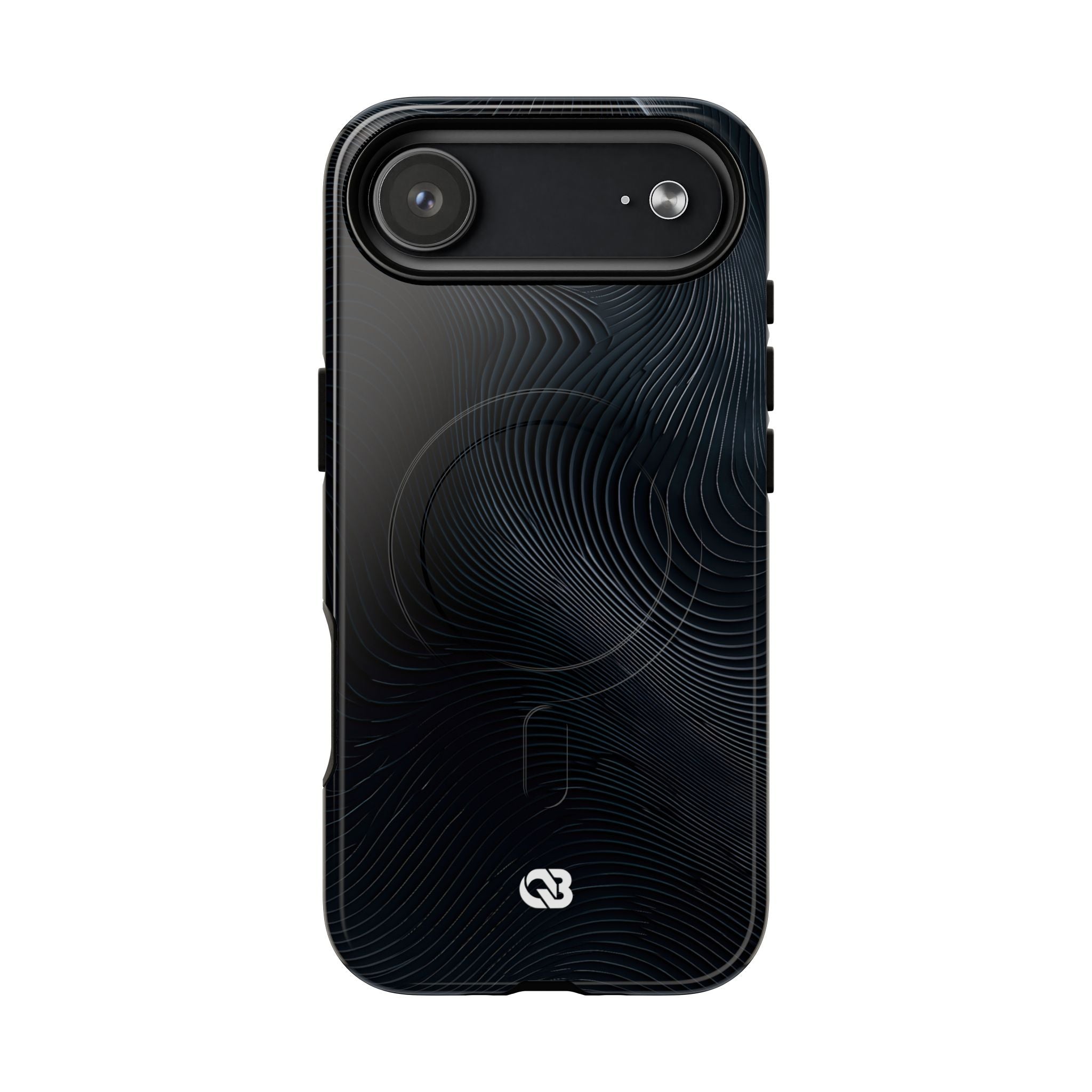 Black Tough 2.0 Magsafe Phone Case for iPhone - Obsidian Ridge Flux