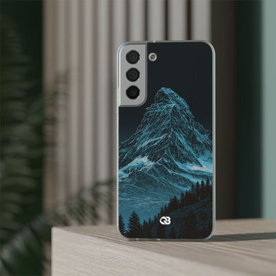 Glacial Alpine Peak · Lite Phone Case for Samsung · Blue