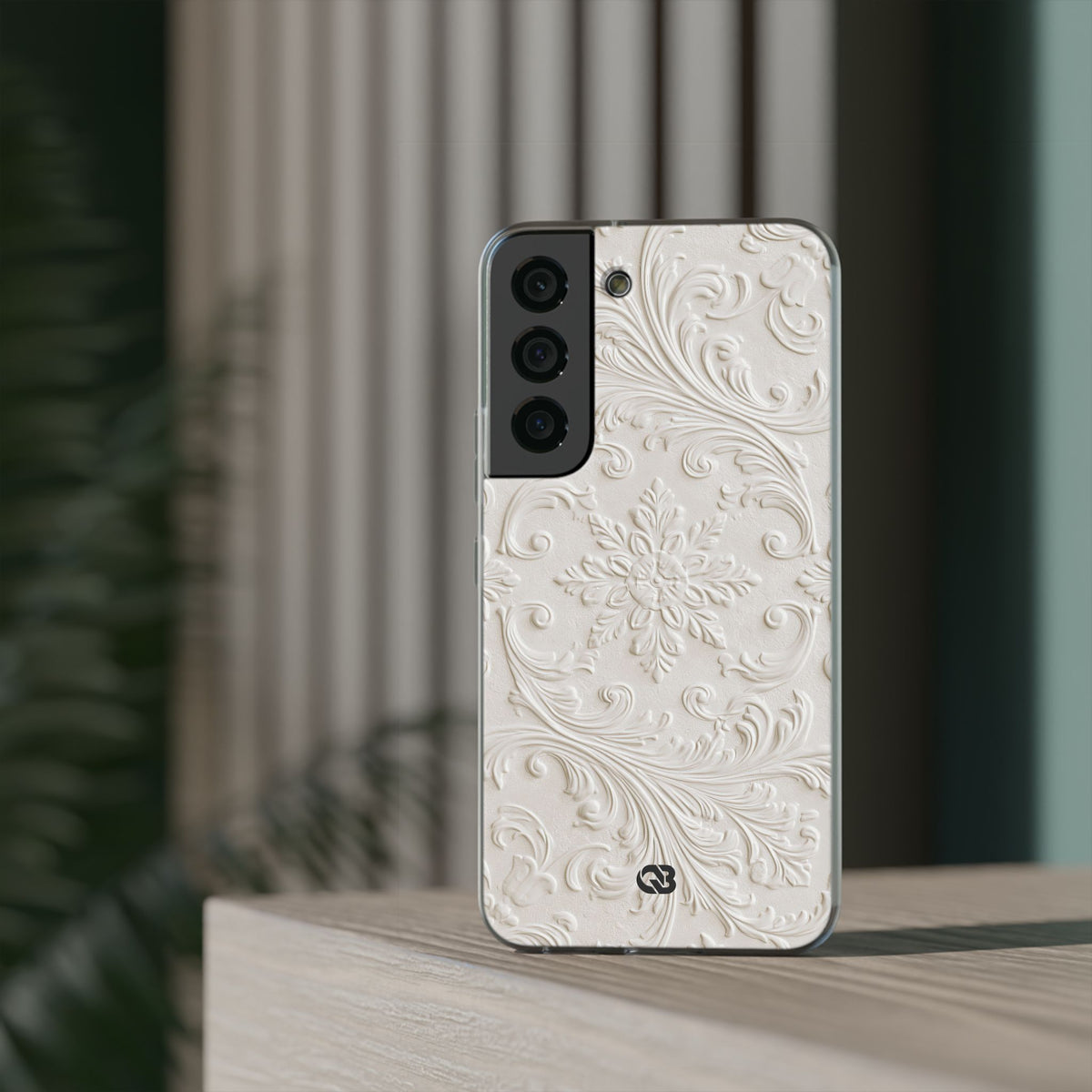 Sculpted Acanthus Relief · Lite Phone Case for Samsung · White