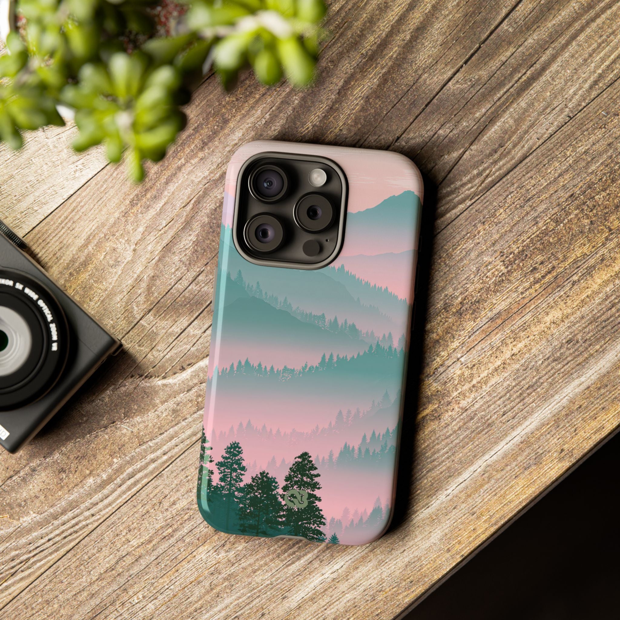 Teal Tough Phone Case for iPhone - Alpine Mist Teal