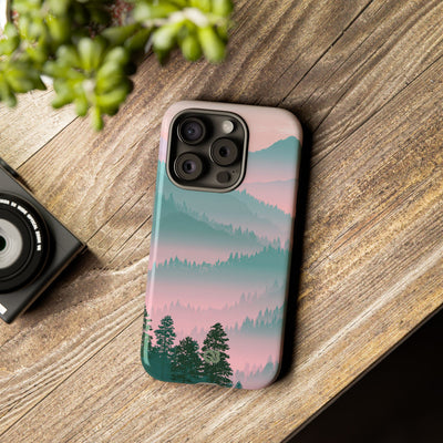 Teal Tough Phone Case for iPhone - Alpine Mist Teal