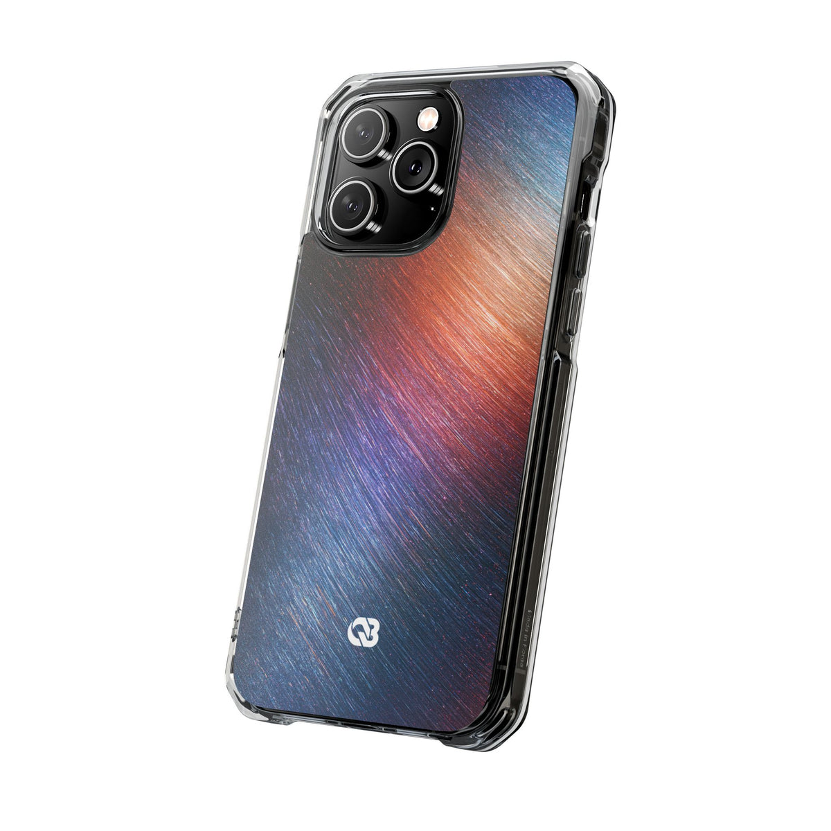 Radiant Energy Stream · Clear Impact Magnetic Phone Case for iPhone · Blue