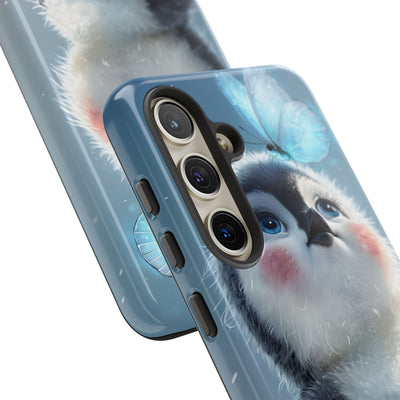 Frosty Penguin Glow · Tough Phone Case for Samsung