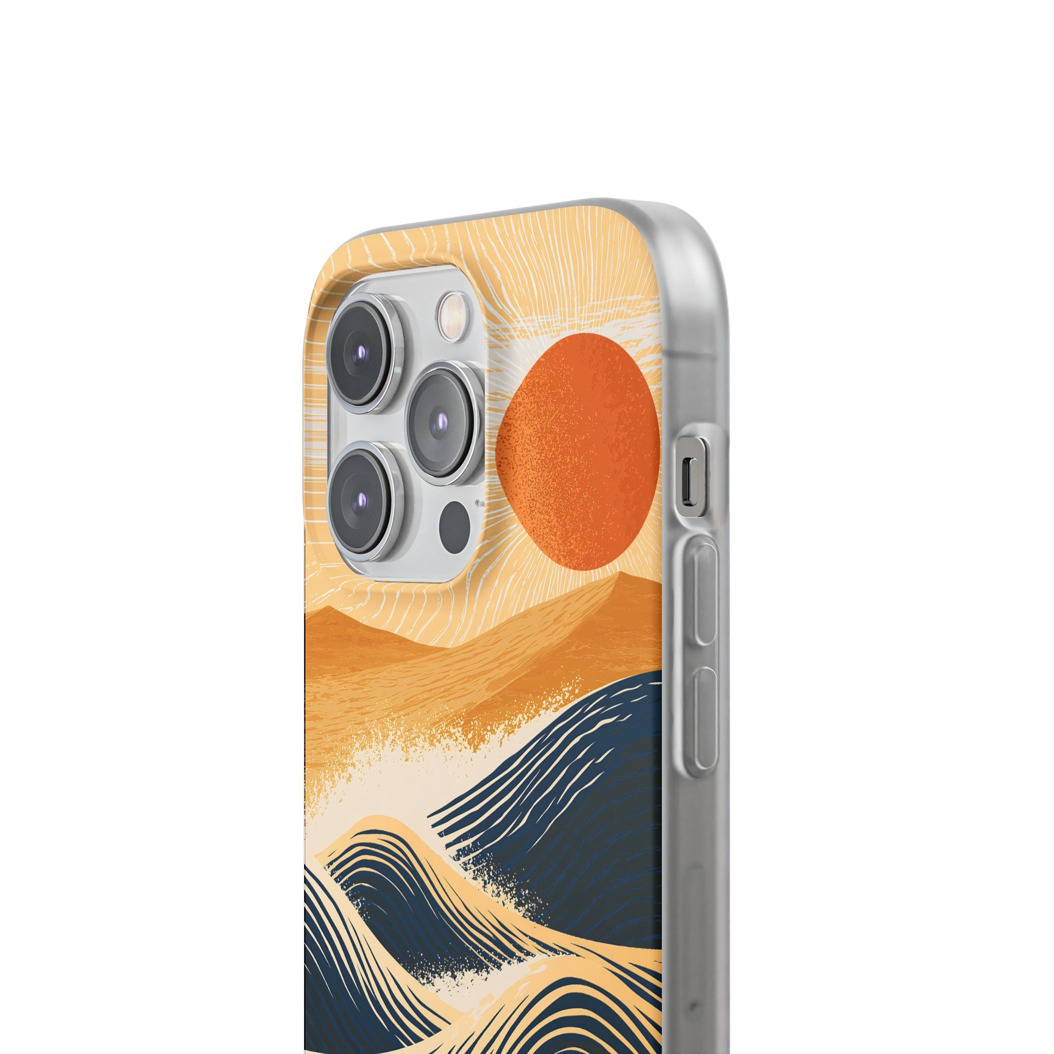 Blue Lite Phone Case for iPhone - Kyoto Cresting Tide