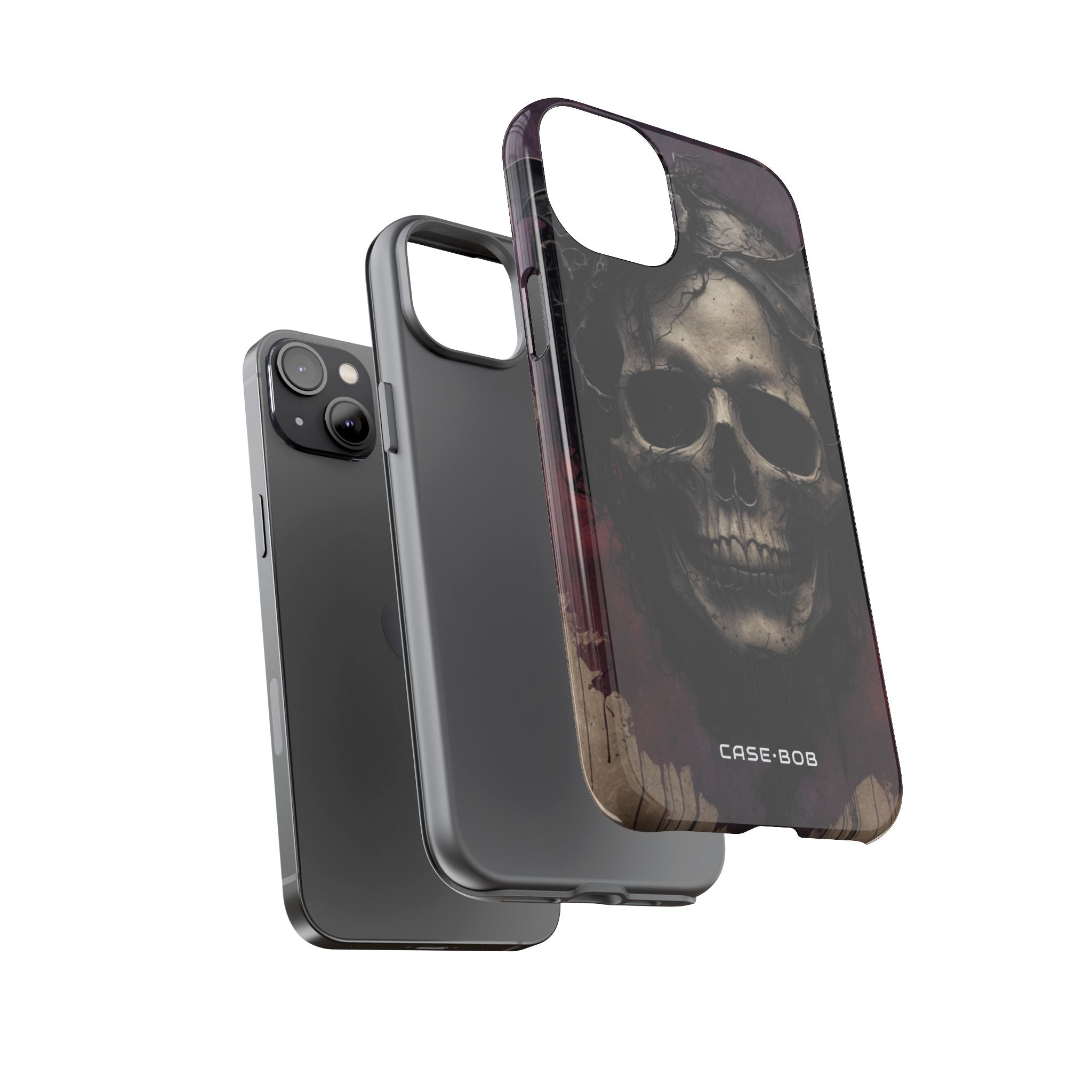 Gothic Schädel Krone iPhone 14 Plus Case - Tough