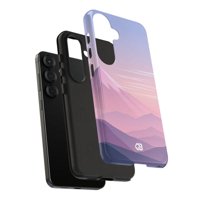 Purple Tough Phone Case for Samsung - Lavender Alpine Dawn