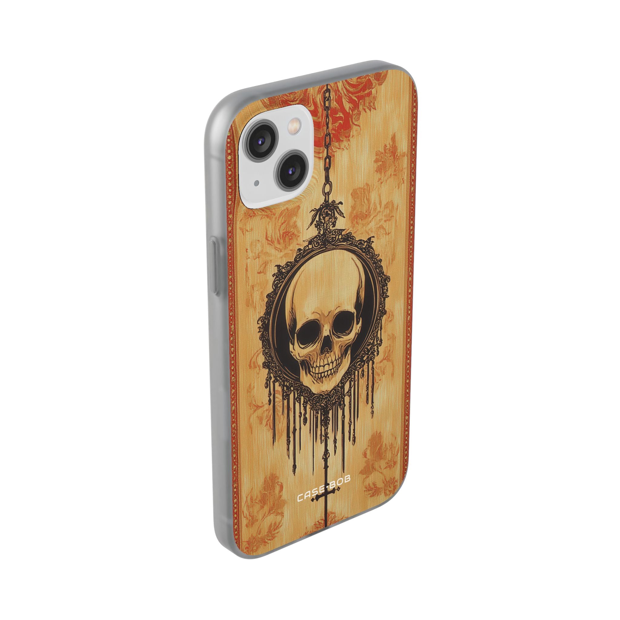 Skull Pendant iPhone 14 Plus Skal - Mjuk