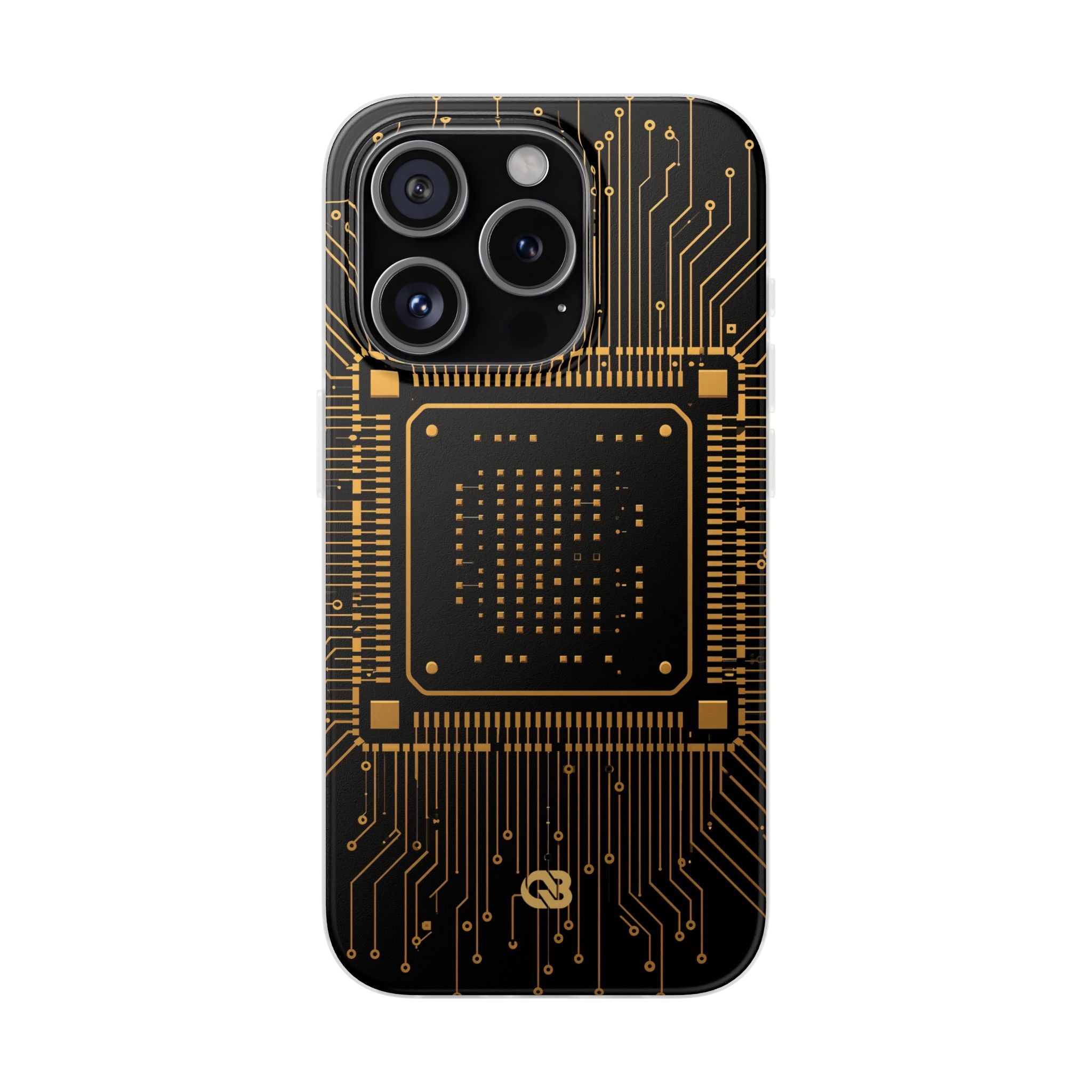 Gold Lite Phone Case for iPhone - Cyber Gold Processor