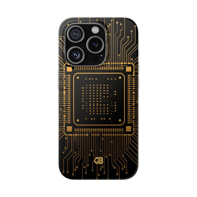 Gold Lite Phone Case for iPhone - Cyber Gold Processor