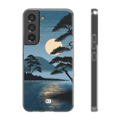 Moonlit Pine Horizon · Lite Phone Case for Samsung · Blue