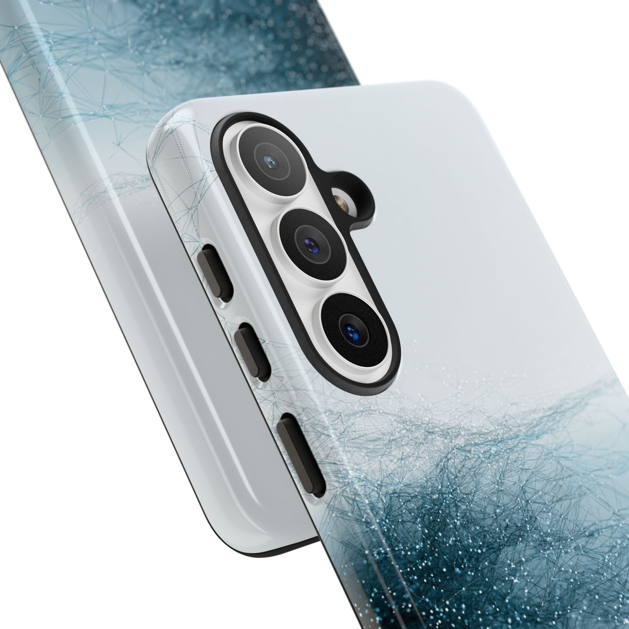 Teal Tough Phone Case for Samsung - Arctic Pulse Mesh
