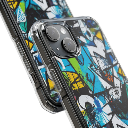 White Ripple Drift iPhone 15 Plus Skal - Impact