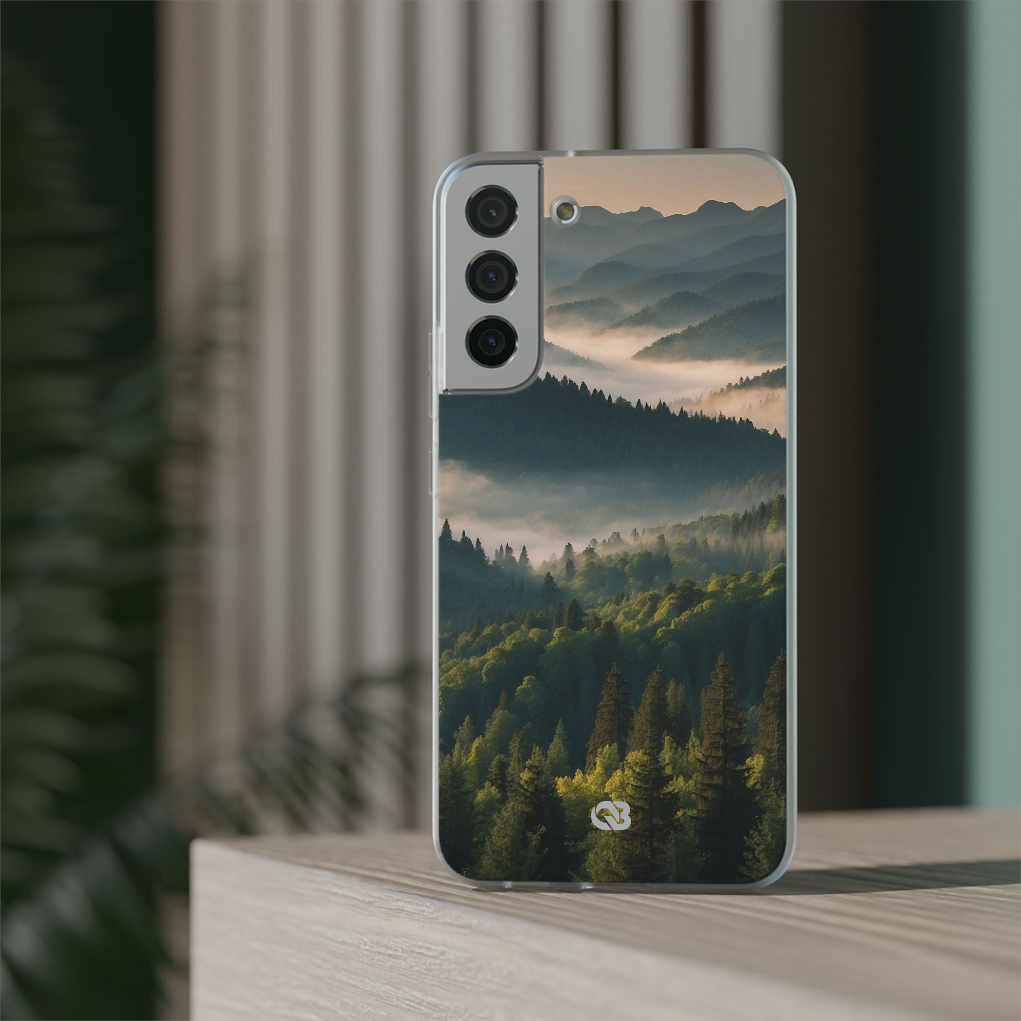 Foggy Mountain Ridge · Soft Phone Case for Samsung