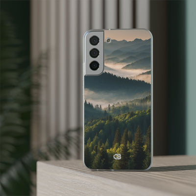 Foggy Mountain Ridge · Soft Phone Case for Samsung