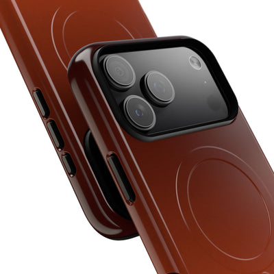 Orange Tough 2.0 Magsafe Phone Case for iPhone - Obsidian Ember Fade