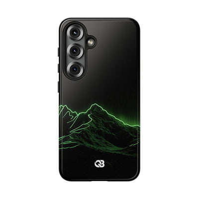 Nordic Mountain Contour · Tough Phone Case for Samsung · Black