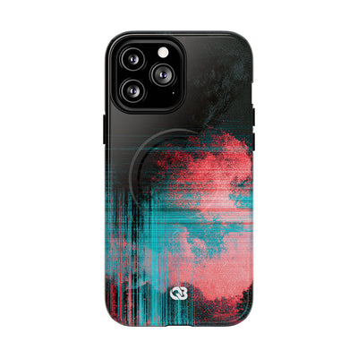 Digital Signal Drift · Tough 2.0 Magnetic Phone Case for iPhone · Black