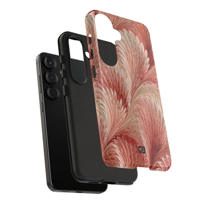 Blush Petal Plume · Tough Phone Case for Samsung · Pink