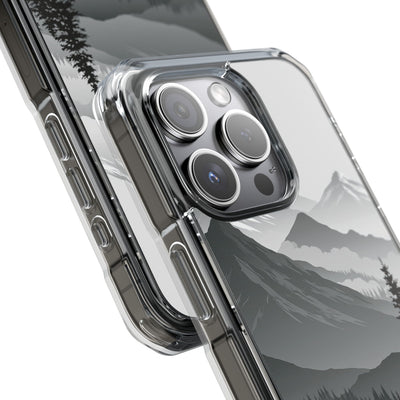 Grey Impact MagSafe Phone Case for iPhone - Granite Ridge Mist