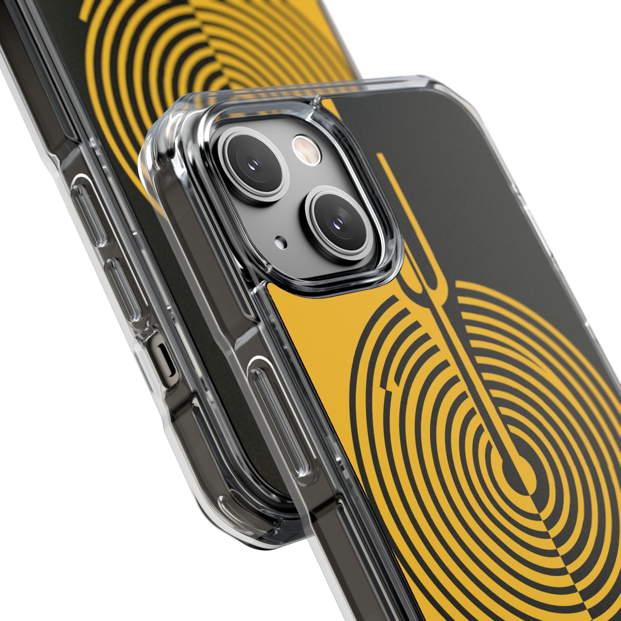 Yellow Impact MagSafe Phone Case for iPhone - Voltage Sector Pulse