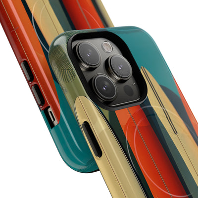 Teal Coast Lineup · Tough+ Coque de téléphone pour iPhone · MagSafe