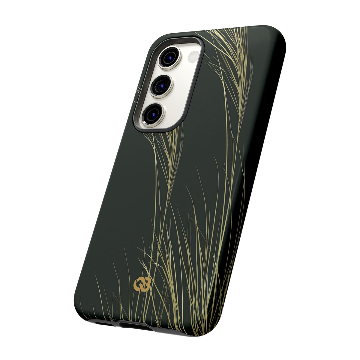 Golden Whispering Reeds · Tough Phone Case for Samsung · Green