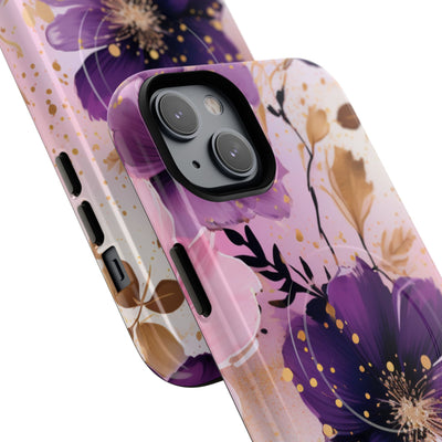 Gilded Violet Bloom · Tough+ Phone Case for iPhone · Magsafe