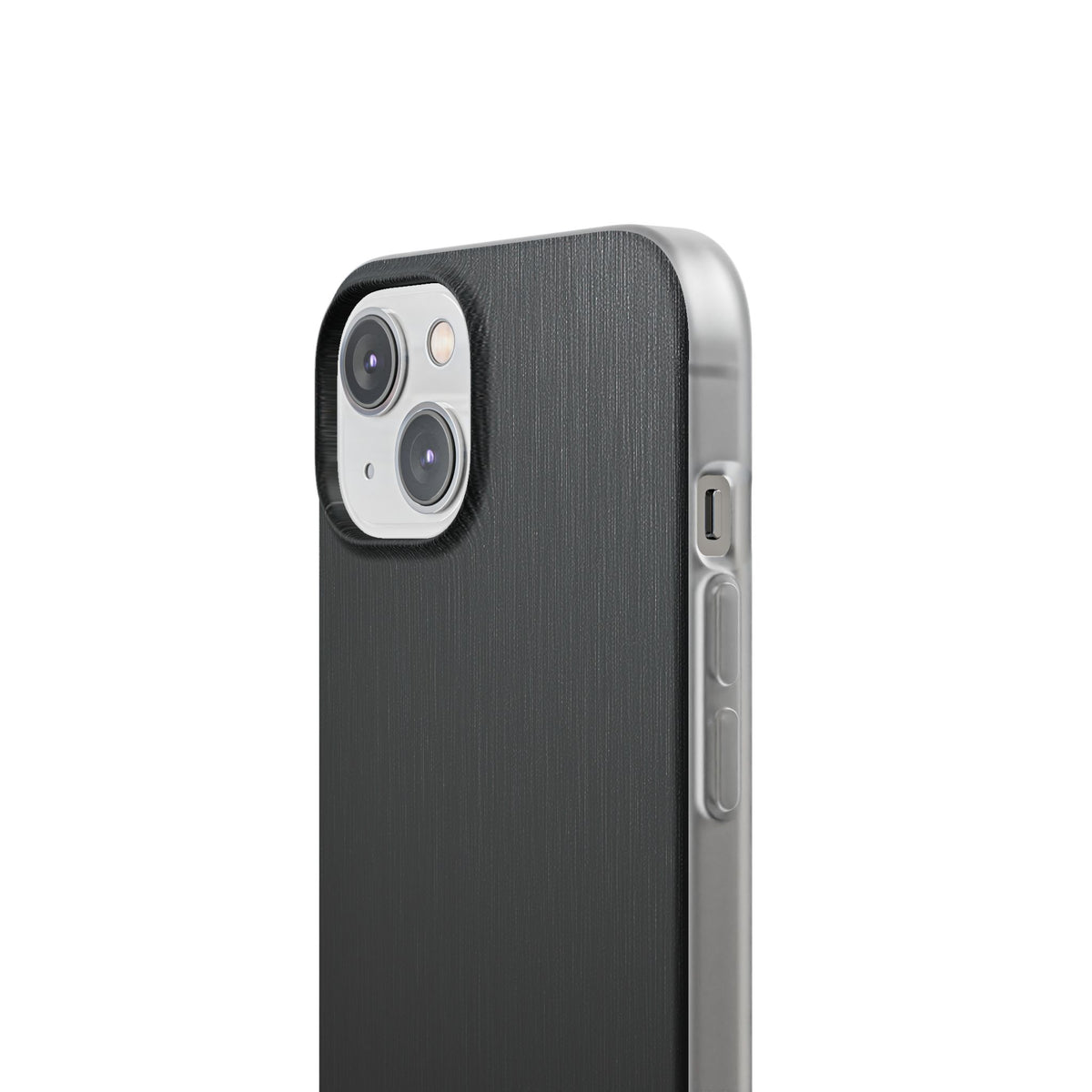 Obsidian Brushed Steel · Lite Phone Case for iPhone ·  Black