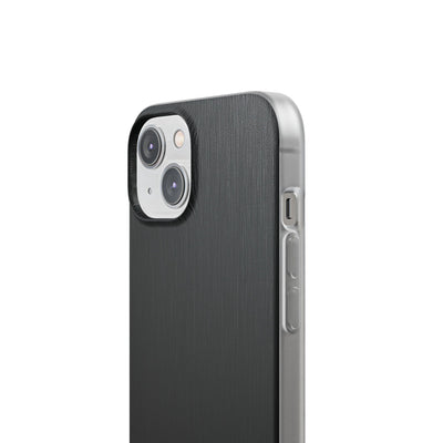 Obsidian Brushed Steel · Lite Phone Case for iPhone ·  Black