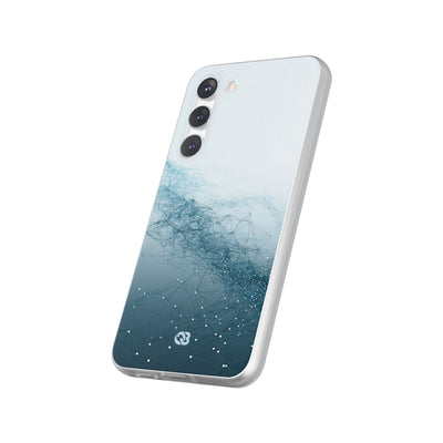Teal Lite Phone Case for Samsung - Cyan Vector Lattice