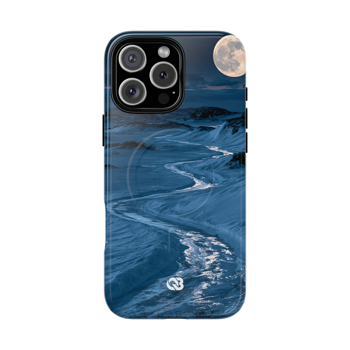 Arctic Moon Drift · Tough 2.0 Magnetic Phone Case for iPhone · Blue