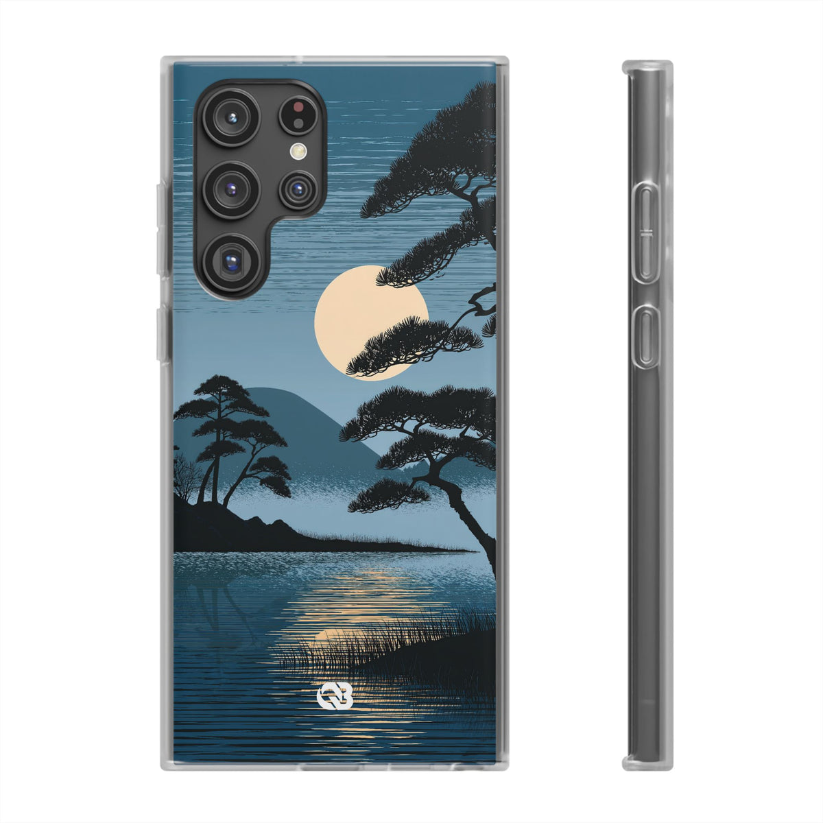 Moonlit Pine Horizon · Lite Phone Case for Samsung · Blue
