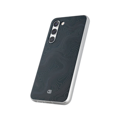 Black Lite Phone Case for Samsung - Obsidian Ridge Topo